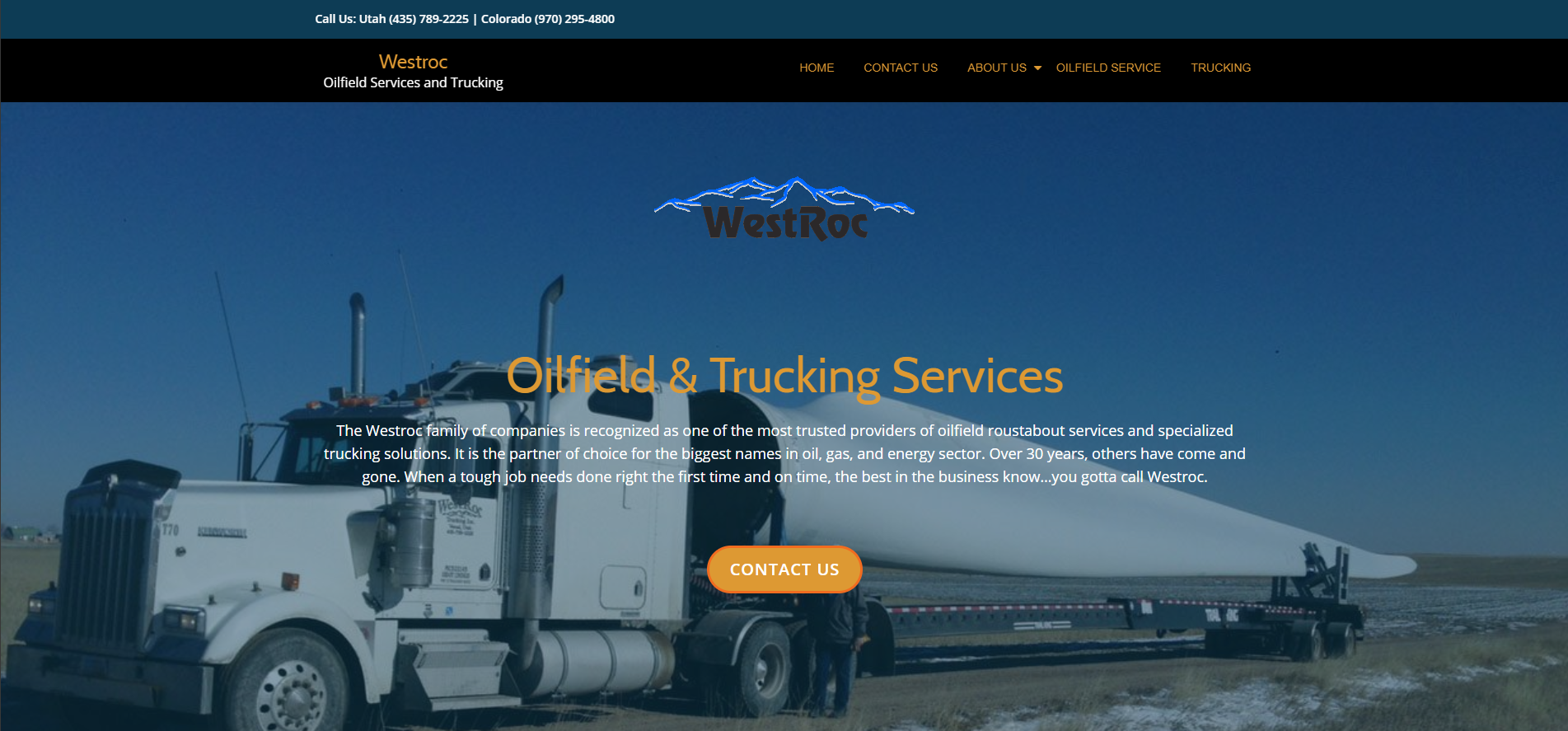 Trucking and Shipping website builder